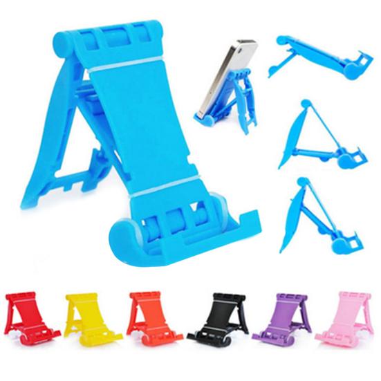 Universal Desktop Foldable Cell Phone Stand Wheel Holder for Samsung iPhone GPS