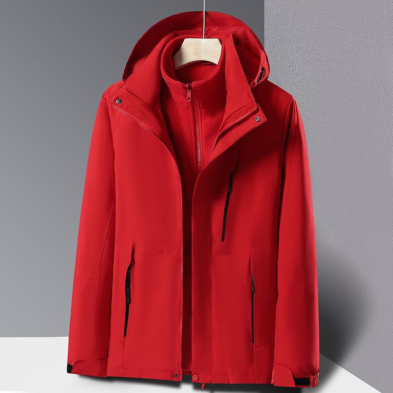 Pierre Cardin Men's 3-in-1 Fleece-Lined Windproof Jacket for Autumn/Winter