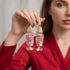 Fish Scale Dangle Earrings Metal Hook Earrings Bohemian Ear Ornaments Beach