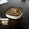 Multi-Compartments Earrings Storage Case Transparent Lid Travel Jewelry Holder  Rings
