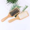 2Pcs Wooden Hair Comb Set for Scalp Massage and Hair Care with Ergonomic Handle Home Salon Travel Use Natural Wood Comb