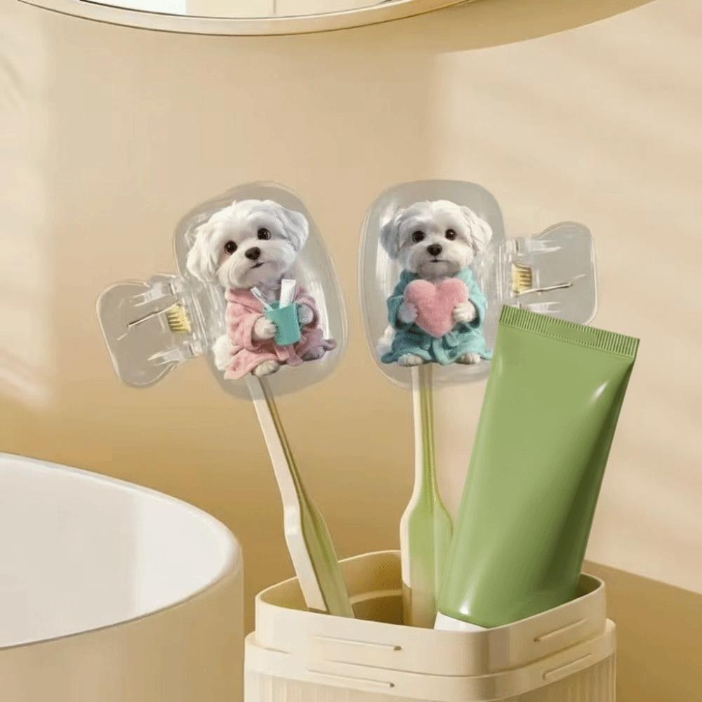 2pcs Portable Toothbrush Head Cover Dust-proof Cat Toothbrush Cover Travel