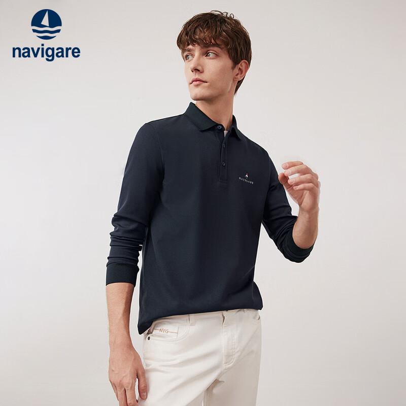 Men's Antibacterial Warm Long-Sleeve Polo Shirt