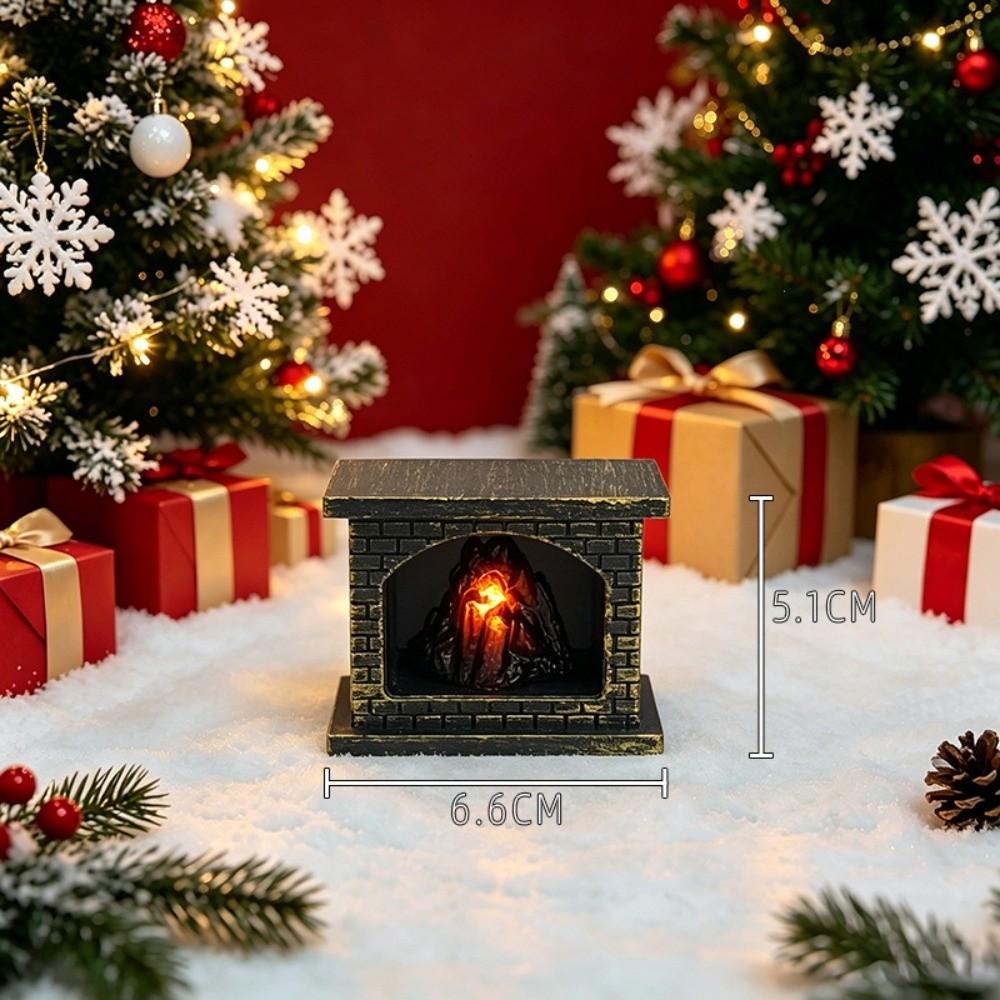 Creative Design Fireplace Lights Glowing Light Simulation Fireplace  Home Decoration