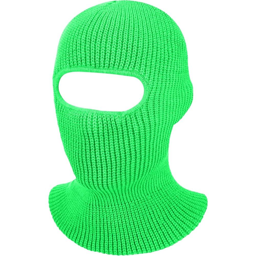 3-Hole Knitted Full Face Cover Ski Mask, Adult Winter Balaclava Warm Knit Full Face Mask for Outdoor Sports