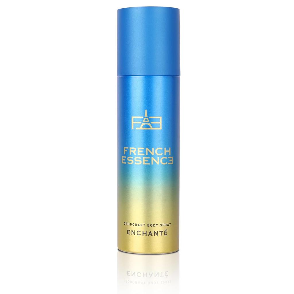 French Essence Enchante Deodorant Body Spray For Women Pack Of 4 X 150ml - 5.07 Fl.oz. Each