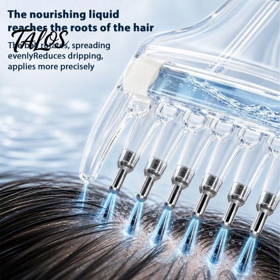 Scalp Applicator Comb 1/2Pcs Hair Oil Comb, Transparent Essence Dispenser Tool, Massage for Men Women Care Tool