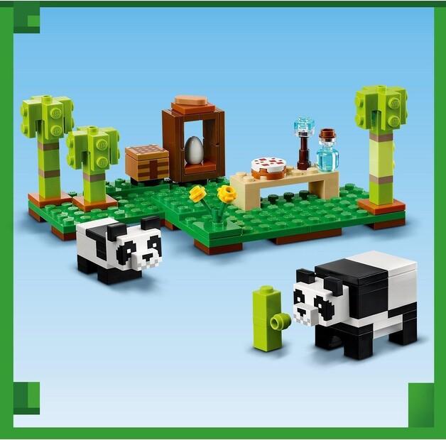 LEGO Minecraft 21245 Reserva de pandas