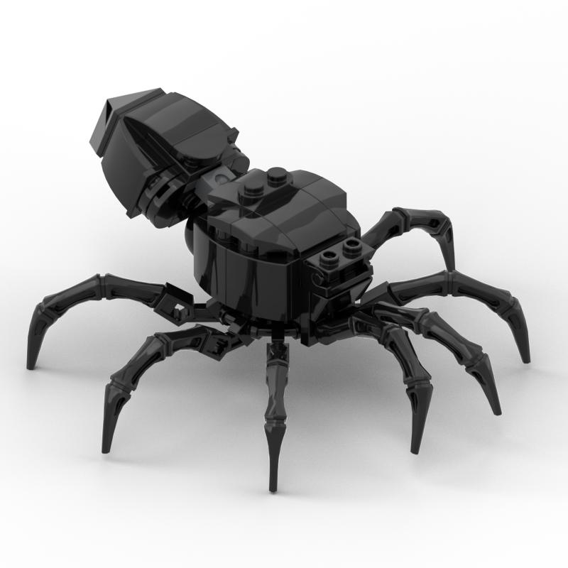 NEW Magical Creepy Spider Araneid Scorpion MOC Building Blocks Model DlY Educational Constuction Toys Children Christmas Gifts