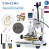 ZS-110A Custom Logo Upgrade Digital Hot Foil Stamping Machine Leather Shop Brand Iron Embossing Bronze Tool Paper DIY Craft Supply