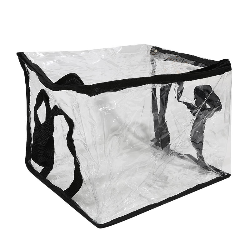 1 Pcs Foldable Book Box Student Dormitory Classroom Book Organizer Transparent Waterproof Household Book Organizing Storage Box