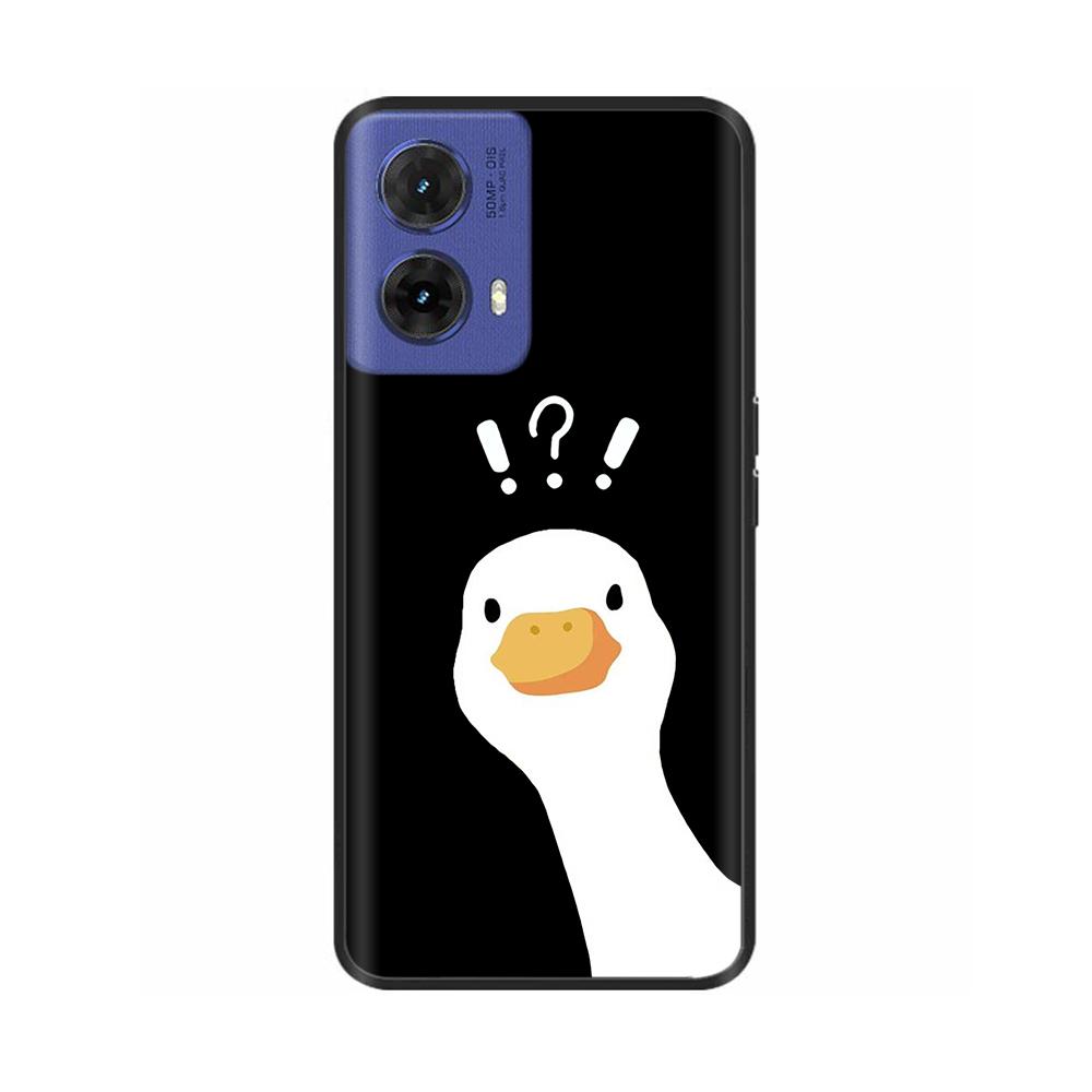 For Motorola Moto G85 Case Butterfly Soft Matte Silicone Back Cover For Moto G85 5G Cases MOTOG85 G 85 5G Funda Full Phone Coque