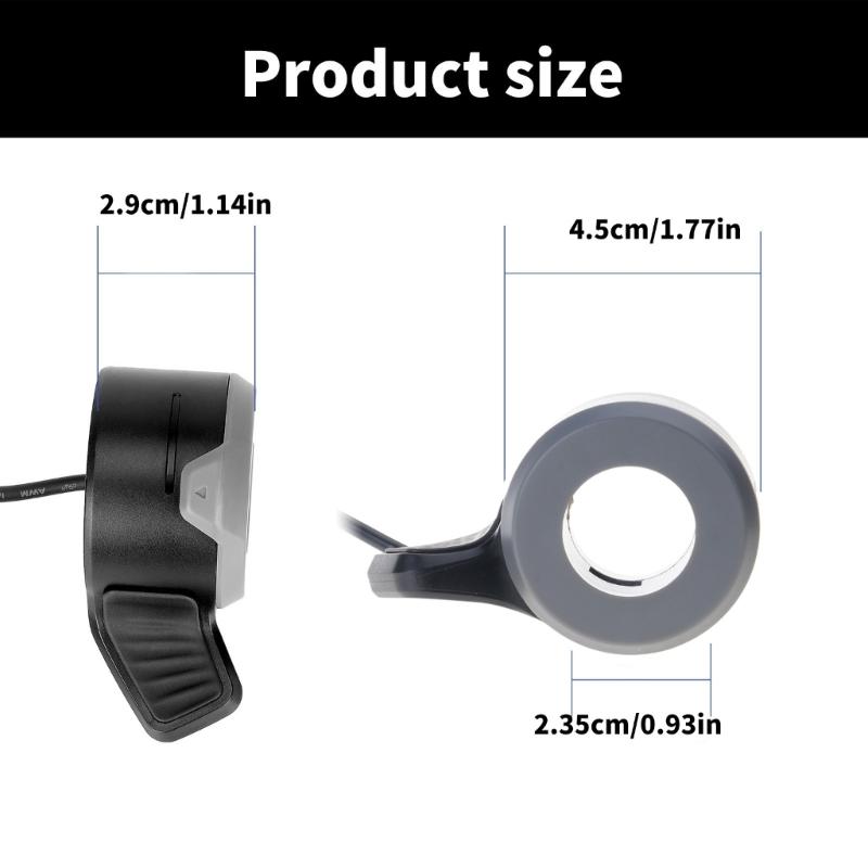 Waterproofs Speed Control Finger Throttle Accelerators Electric Scooter Thumb Finger Throttle Electric Scooter Accessory