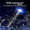 Most Powerful LED Flashlight Strong Light Tactical Torch Outdoor Waterproof Camping Hiking Lantern  USB Rechargeable Lamp