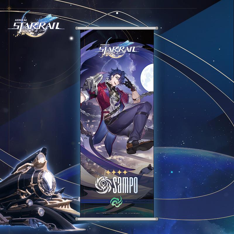 Honkai Star Rail Painting Collection Poster Wall Hanging Anime Art Room Decor