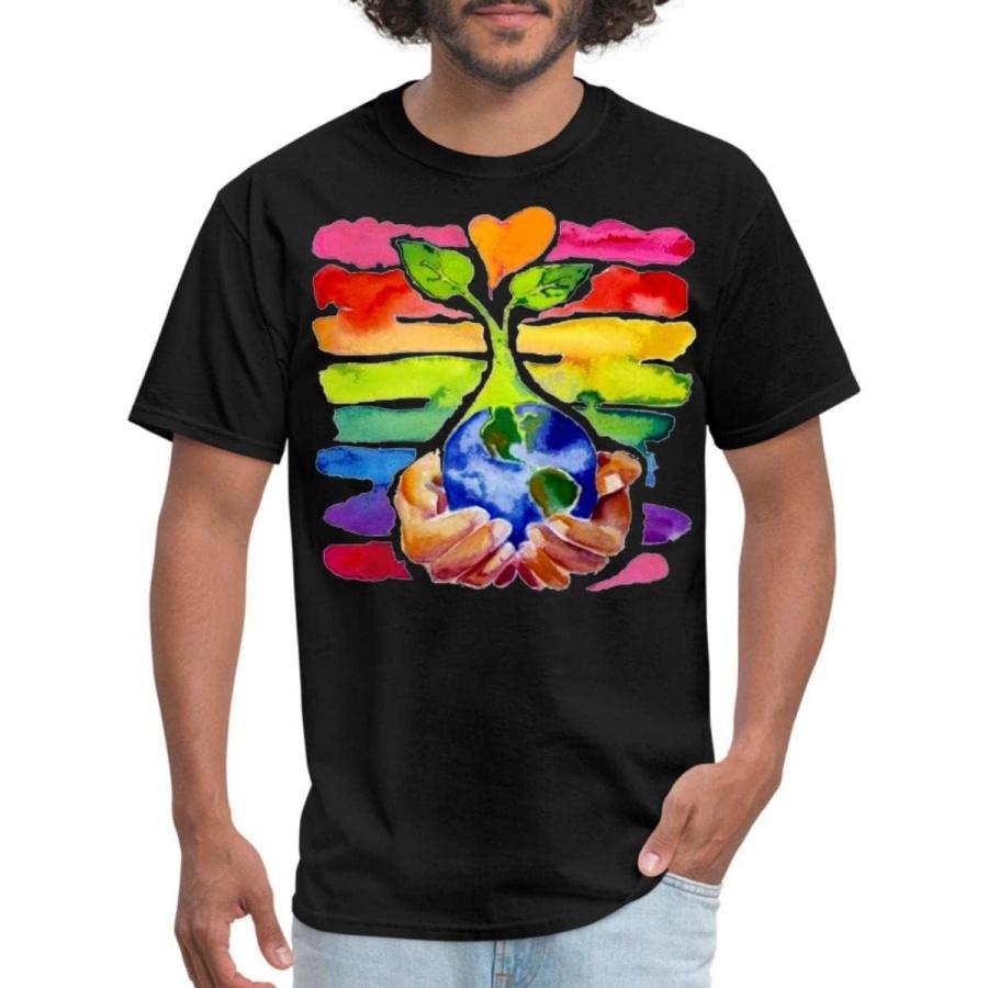 Earth Day Men s T-Shirt by Spreadshirt XXXXXL разноцветный