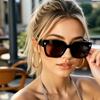 Occhiali da sole alla moda stile retrò europeo e americano per uomo e donna tendenza versatile protezione solare estiva e protezione UV