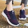 Shoes women's new sports shoes flying woven lace-up women's shoes soft-soled breathable sports shoes women's lightweight and comfortable running shoes