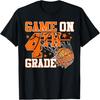 T-shirt Vintage Game On pour Garçon, Quatrième Année, Basketball, Rentrée Scolaire