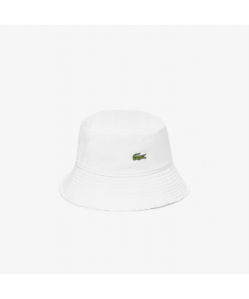 LACOSTE Women'S Cotton Vintage Cut-Off Bucket Hat Rk414E-55N 001