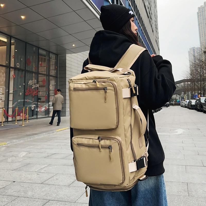 Large Capacity Travel Bag Men Women Backpack Portable Shoe Bin Backpack Water-repellent Backpack