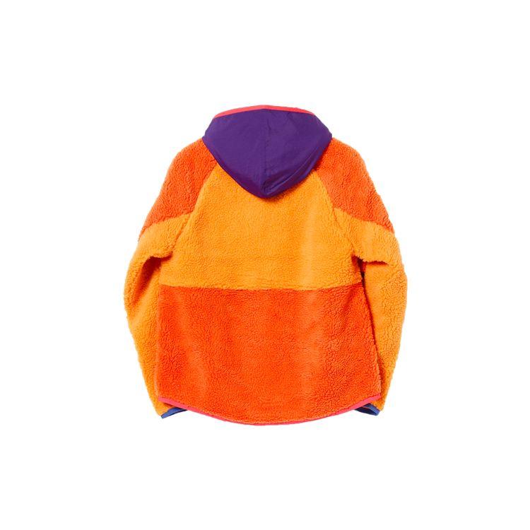 Nike Men's Sportswear Sherpa Fleece Half-Zip Hoodie Orange Purple BV3766-886