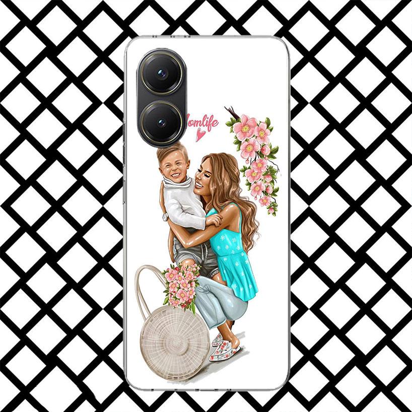 Mom Baby Girls Phone Case for Xiaomi Poco F7 Ultra X7 X6 X5 Pro X4 Gt M8 M7 Redmi 15 15C 13 13C 12 12C Soft Cover Fundas Poco F7