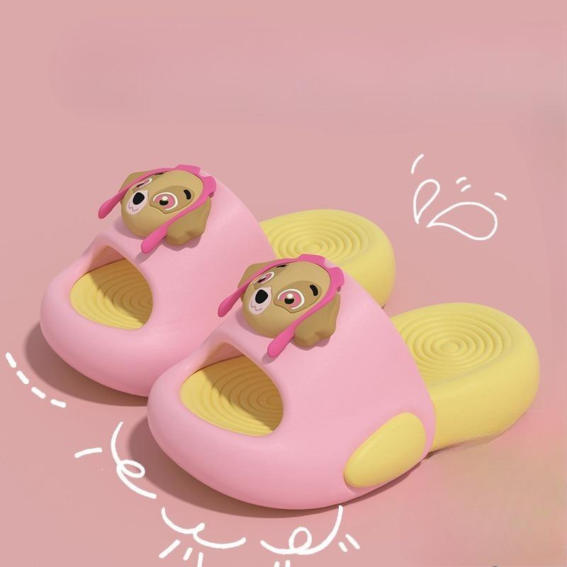 Cartoon Shoes - Girls  Indoor Anti-slip Boys  Flip-flops 26-27 розовый