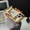 Advanced Matte Snake for iPhone17PROMAX Mobile Phone Case Hollow Heat Dissipation Electroplating Snake Apple 16