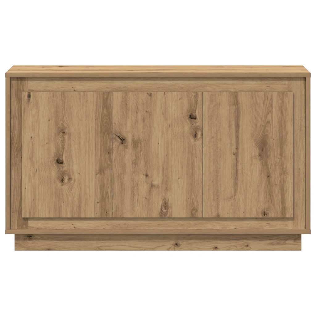 Vidaxl Komoda, Dąb Artisan, 102X35X55 Cm, Materiał Drewnopochodny