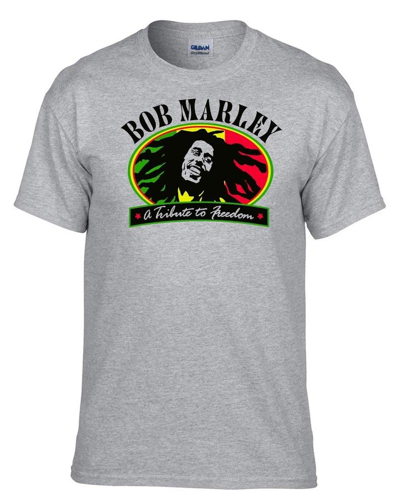 Bob Marley One Love Reggae Jamaica Rock Rules Grey Kids TShirt 067szKids S