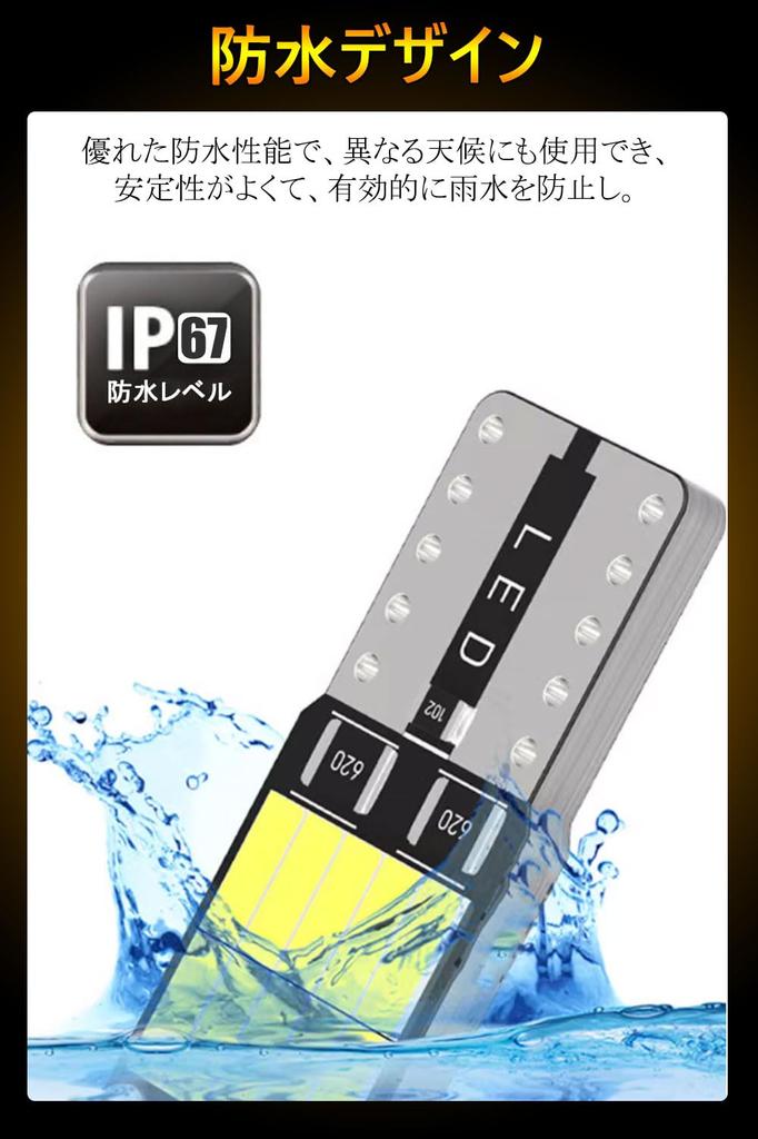 T10 LED Position Lamp, Explosive Light, T10 LED, Built-In Canceller, 26 Pieces, 4014 LED