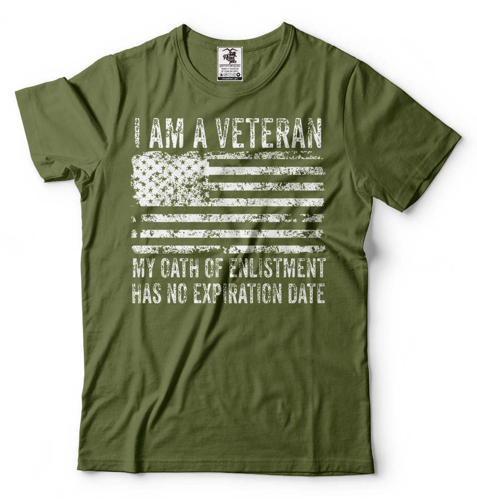 Veteran T-Shirt US Military Army Veteran s Day Gift Tee Shirt M