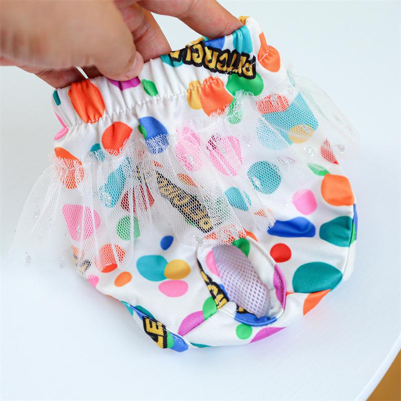 Mesh Breathable Female Dog Cat Physiological Pants Cute Girl Pet Menstrual Panties for Dogs Yorkshies Underwear mascotas Shorts
