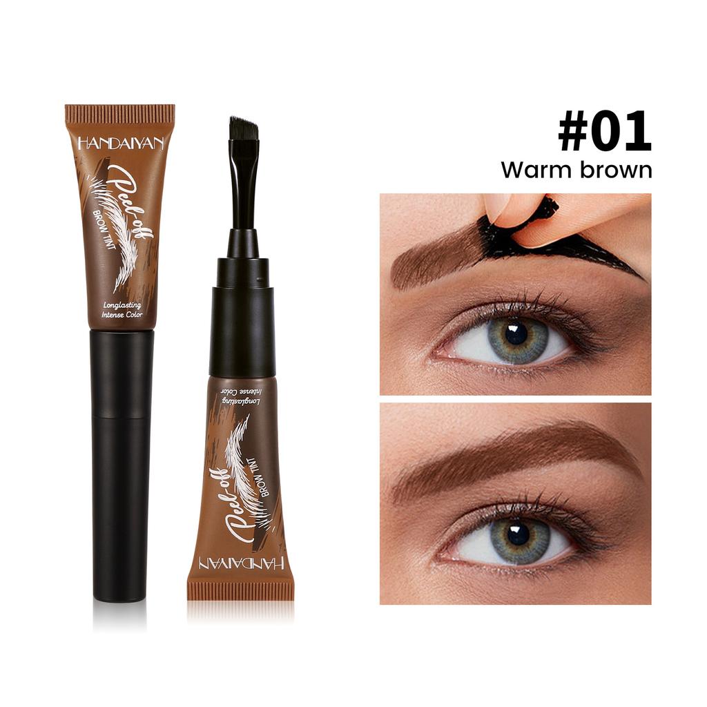 Gel Sopracciglia Strappabile, Colore a Lunga Tenuta, Impermeabile, Effetto Trucco Naturale, Facile da Applicare, E Modella le Sopracciglia Trucco Quotidiano da Campus