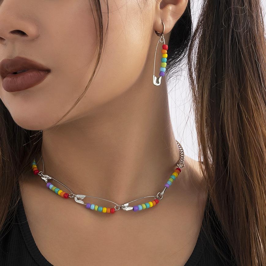 Star Party Women's Pendant Necklace Fashion Female Choker Necklaces Jewelry Simple Ladies Pentagon-Star Jewelry Gifts