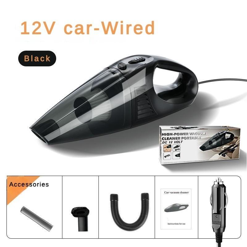 120W vysoce výkonný vysavač do auta Přenosný bezdrátový ruční vysavač Malý stolní vysavač pro domácnost