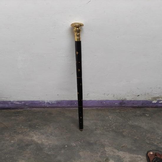 Victorian Brass Knob Walking Stick Handmade Rosewood Cane 93.98 cm Christmas Wedding Travel Father, Mother, Grandfather, Grandmother Gift