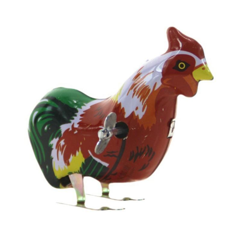 Collectible Rooster Pecking Wind Up Toy Prank for Boys and Girls Mechanical Toy Chicken Toy Birthday/Christmas