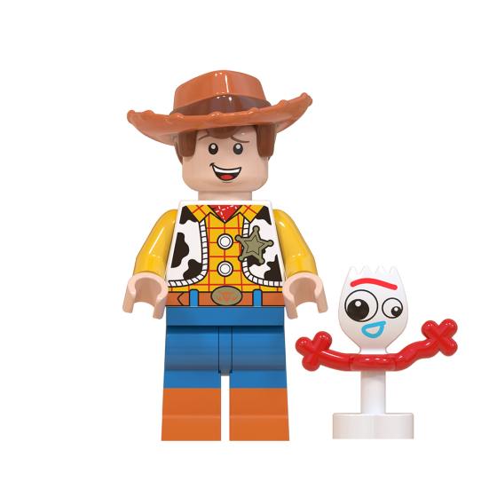 WM6060 Buzz Lightyear Woody Minifigure Building Blocks Kids Gift Collectible