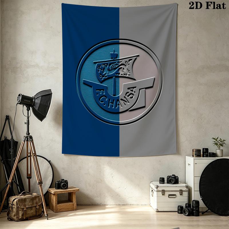 Fc Hansa Rostock Wall Tapestry Aesthetic Wall Hanging Printed Fabric Blanket Decorative Tapestries For Bedroom Living Room Home Decor
