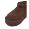 UGG Klassischer Ultra Mini Plateau-Boot Burnt Cedar Damen-Sneaker Braun 1135092-BCDR