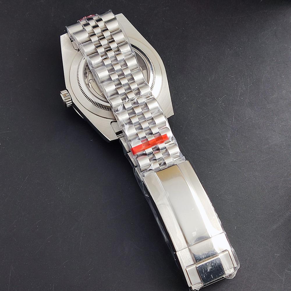 36mm 40mm Herren- und Damen-Automatikuhr, mechanisch, NH35-Uhrwerk, Saphirglas, Paaruhr, C3, leuchtendes, individuelles Zifferblatt