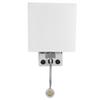 LED Wandleuchte Modern Stofflampenschirm USB Schlafzimmer Nachttisch Leseleuchte E27 100?240V