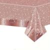Valentine's Day Decorative Tablecloth Disposable Tableware Tablecloth Rose Gold Sequin Tablecloth Shiny Diamond Girl Wedding