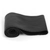 38cm 15in Leather Steering Wheel Cover     Embossing Needles&Thread Kit Car Interior Decoration(Black Red )