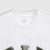 GAP Unisex 2025 Summer Cotton Logo Print Round Neck Short Sleeve T-Shirt