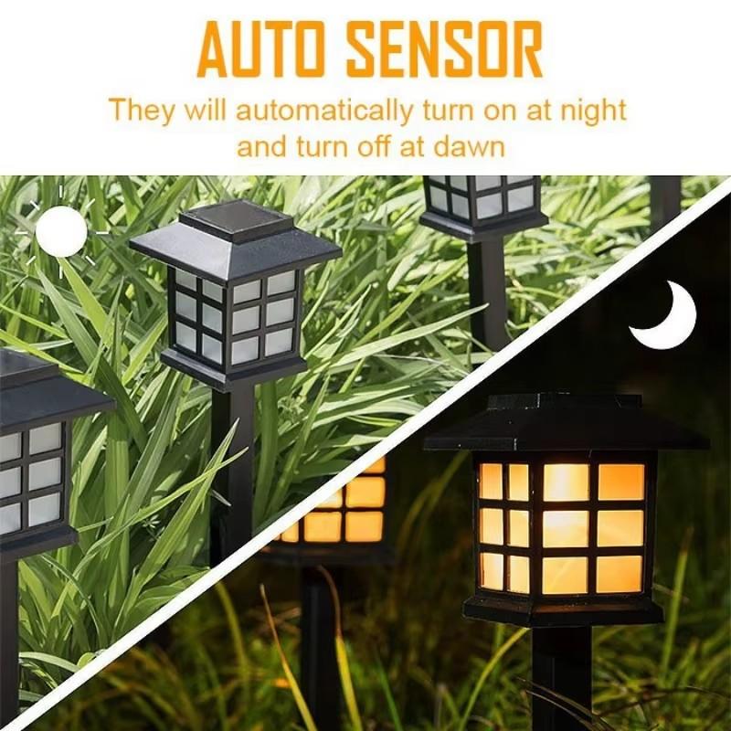 2/4/6Pcs Solar LED Pathway Lights Outdoor Waterproof Walkway Garden Decor Street Lamp for Landscape Yard Patio Driveway