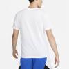 Nike Just Do It Letter Print Crew-Neck Short Sleeve T-Shirt Men Tops White DV1213-100