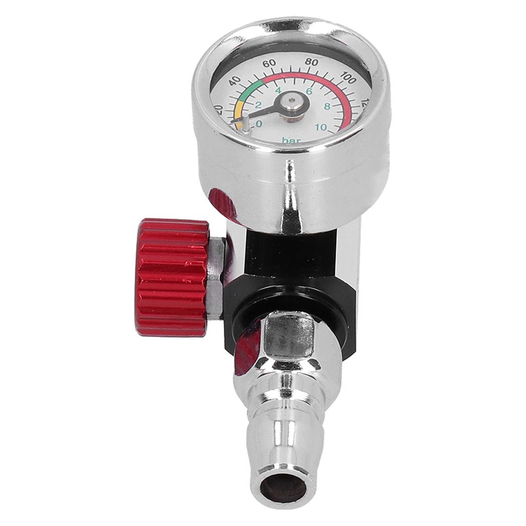 G14in Thread Spray Paint Gun Air Pressure Regulator Pressure Regulating Adjusting Valve Gauge
